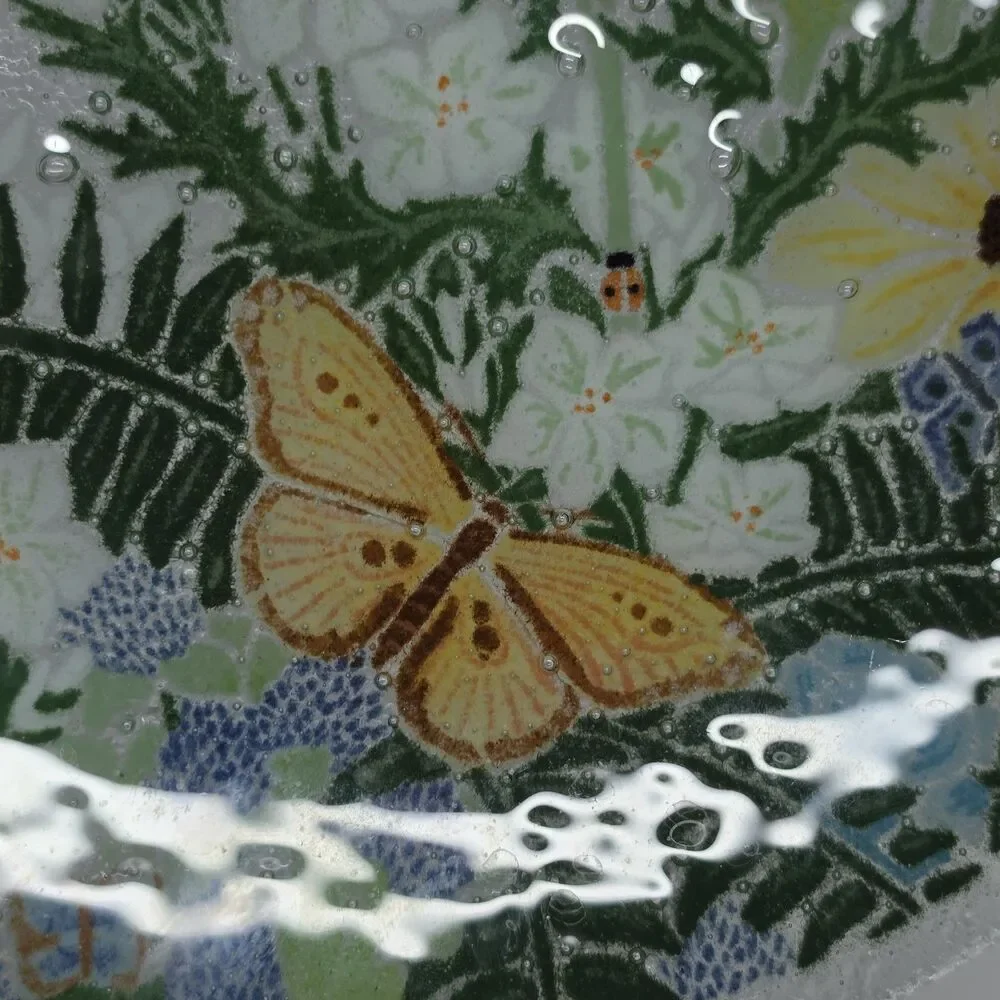 Peggy Karr Fused Art Glass Plate 11